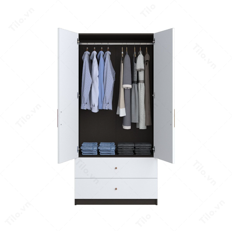 Tủ quần áo 2 cánh Tilo